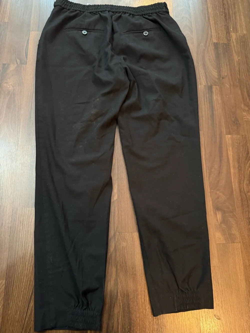 Zara Black Drawstring Pants - Picture 2 of 9